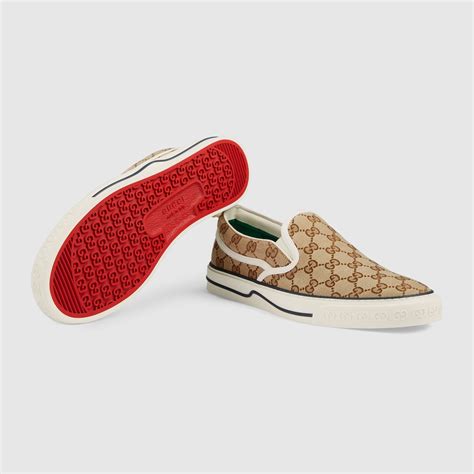 gucci slip ons sneakers|gucci 1977 sneakers men.